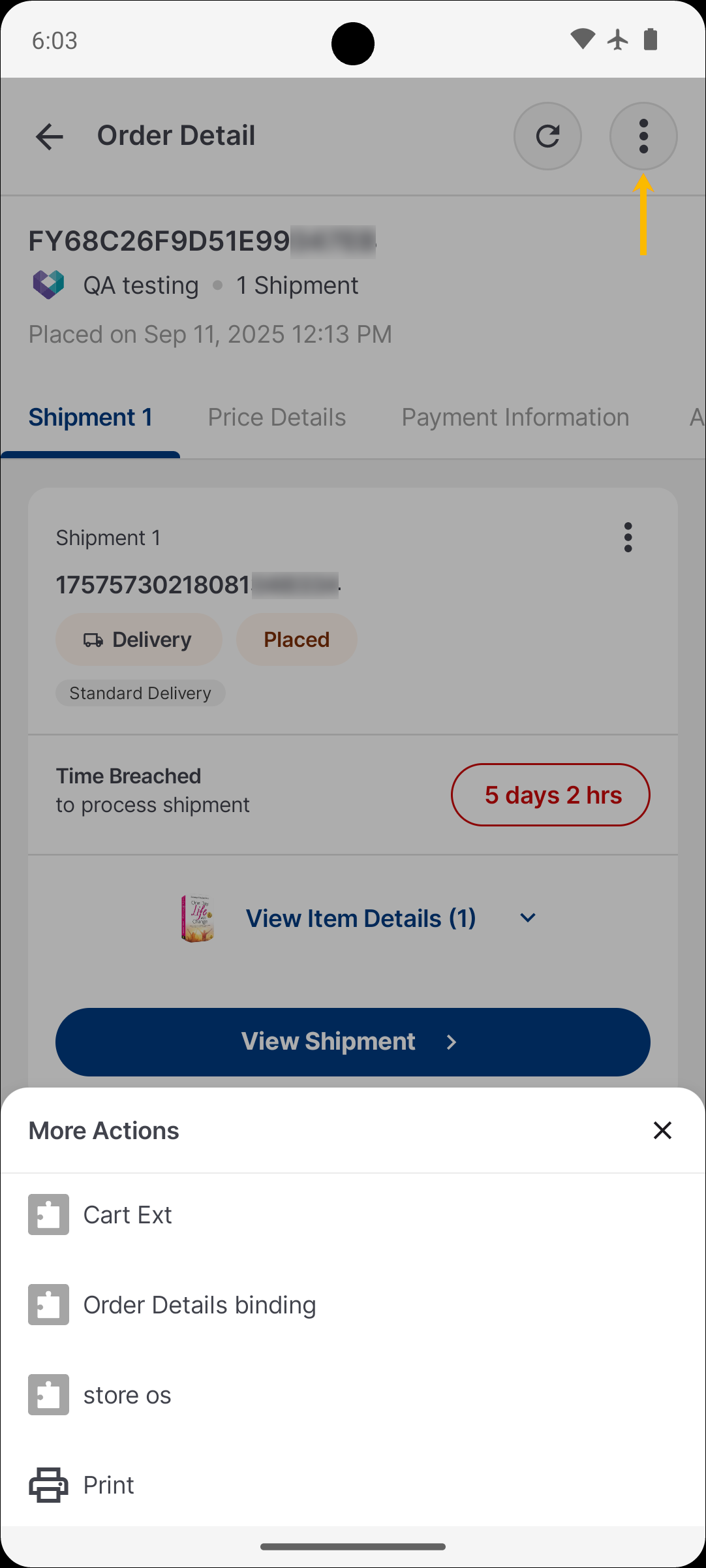 Order Details